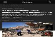 Science Vol 392, Issue 6794: As attacks escalate, Iran’s universities become targets